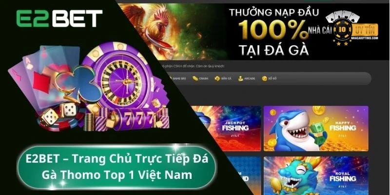 Siêu phẩm đá gà kịch tính nhất tại E2bet